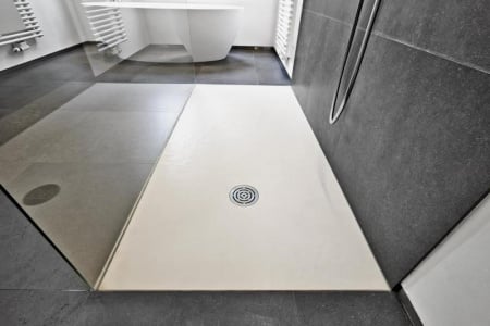 Installation de salle de bains &agrave; Cr&eacute;hange, projet cl&eacute;s en main